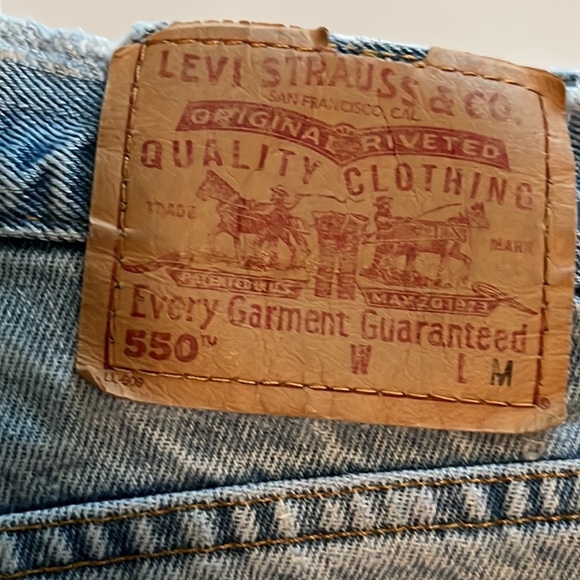 Vintage Levi’s 550 Cutoff Shorts Size 12 MIS - Picture 11 of 16